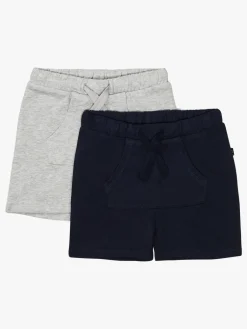 Børn LucaLola Underdele-Luca & Lola Ricolo Shorts 2-Pak, Navy/Grey Melange