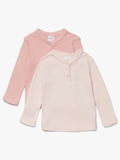 Børn LucaLola Overdele-Luca & Lola Siena Langærmet T-shirt 2-pak, Pink