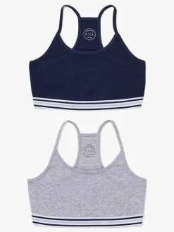 Overdele|LucaLola Luca & Lola Sophia Top 2-pak, Grey/Navy