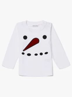 Overdele|LucaLola Luca & Lola Top Baby Snowman, White