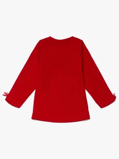 Børn LucaLola Overdele-Luca & Lola Top Santa Is Real, Red