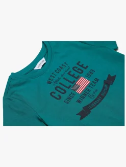 Børn LucaLola Overdele-Luca & Lola Tore T-Shirt 2-pak, Green/Navy