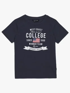 Overdele|LucaLola Luca & Lola Tore T-Shirt 2-pak, Navy/Grey Melange Grå/Blå