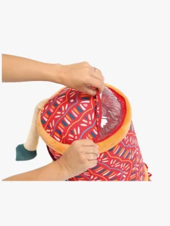 Babylegetøj|Ludi Aktivitetslegetøj Oppusteligt Cylinder Løve