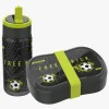 Spisetid|LunchBuddies Football Madkasse og Flaske, Black
