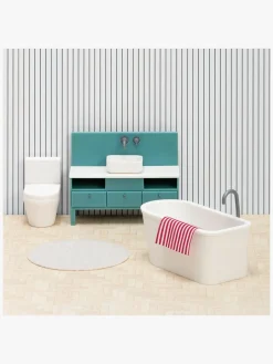 Dukker & Bamser|Lundby Dukkehusmøbler Badeværelse Sæt