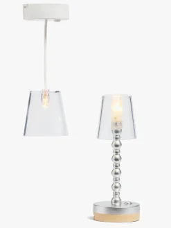 Dukker & Bamser|Lundby Dukkehustilbehør Gulvlampe og Loftslampe