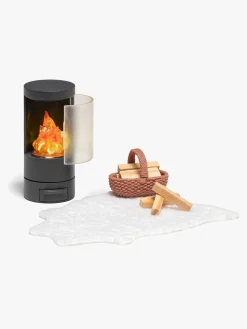 Dukker & Bamser|Lundby Dukkehustilbehør Pejsesæt