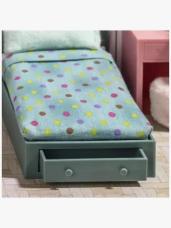 Dukker & Bamser|Lundby Teenage Room Set Dukkehustilbehør, Grøn/Lyserød