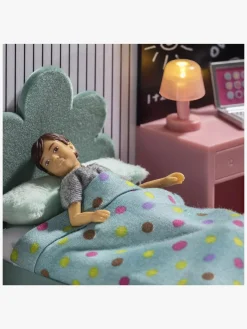 Dukker & Bamser|Lundby Teenage Room Set Dukkehustilbehør, Grøn/Lyserød