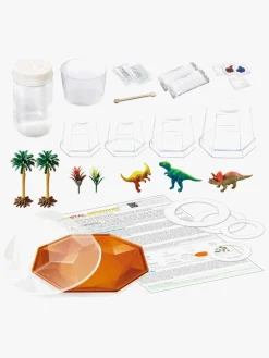 Eksperimenter & Videnskab|4M Eksperiment Krystallerdyrkning Dinosaur Flerfarvet