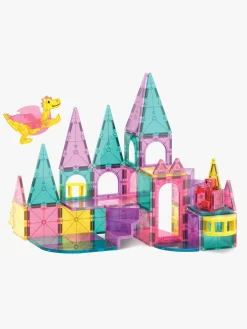 Lærerig Leg|MagnaTiles MAGNA-TILES Castle Deluxe Byggesæt 48 Dele