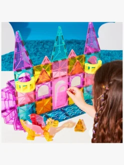 Lærerig Leg|MagnaTiles MAGNA-TILES Castle Deluxe Byggesæt 48 Dele