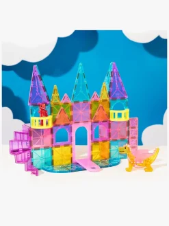 Lærerig Leg|MagnaTiles MAGNA-TILES Castle Deluxe Byggesæt 48 Dele