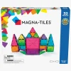 Børn MagnaTiles Legetøj Til Børn På 0-10 År|Byggesæt & Lego-MAGNA-TILES Clear Colours Byggesæt 32 Dele