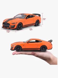 Legetøjsbiler & -Fartøjer|Maisto Ford Mustang Shelby GT500 2020 Modelbil 1:24 Orange