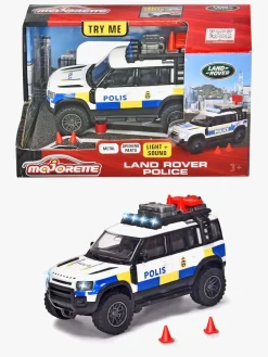 Majorette Legetøjsbiler & -Fartøjer-Grand Series Land Rover Svensk Politibil