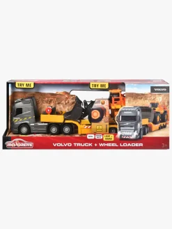 Majorette Legetøjsbiler & -Fartøjer-Grand Series Volvo FH-16 Lastbil med L350H Gravko