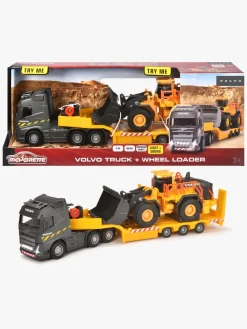 Majorette Legetøjsbiler & -Fartøjer-Grand Series Volvo FH-16 Lastbil med L350H Gravko