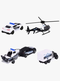 Majorette Legetøjsbiler & -Fartøjer-Politikøretøjer 4-Pak Gaveæske