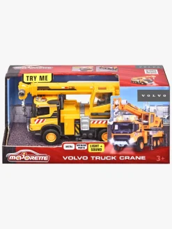 Legetøjsbiler & -Fartøjer|Majorette Volvo Kranbil Gul/Rød