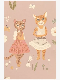 Børn Majvillan Interiør-Tapet Catwalk, Dusty Lilac