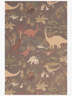 Interiør|Majvillan Tapet Dinosaur Vibes, Evening Grey Flerfarvet/Grå