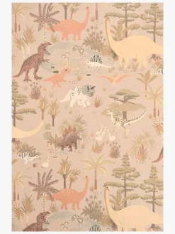 Børn Majvillan Interiør-Tapet Dinosaur Vibes, Sandy Beige