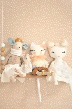 Interiør|Majvillan Tapet Dots, Soft Pink Flerfarvet/Lyserød