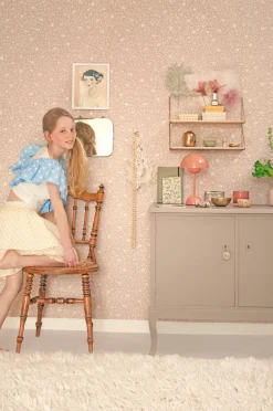 Interiør|Majvillan Tapet Flora, Dreamy Lilac