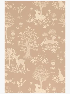 Interiør|Majvillan Tapet Summer Fields, Soft Brown Flerfarvet/Brun