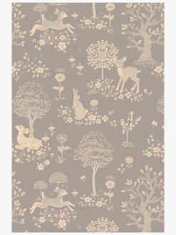 Interiør|Majvillan Tapet Summer Fields, Dusty Blue Flerfarvet/Blå