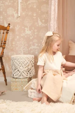 Interiør|Majvillan Tapet Summer Fields, Powder Pink Flerfarvet/Lyserød