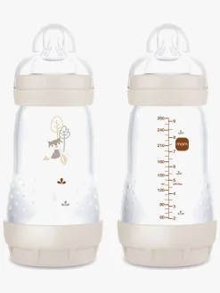 Spisetid|MAM Air Naturgummi Sutter 6-16m & Easy Start Sutteflaske Anti-kolik 260 ml, Neutral