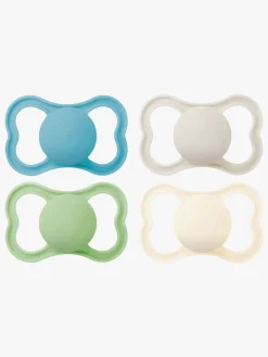 MAM Sutter & Suttesnore-Air Silikone Sutter 16-36m 4-pak, Blå/Neutral