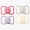 Sutter & Suttesnore|MAM Air Silikone Sutter 6-16m 4-pak, Pink/Neutral