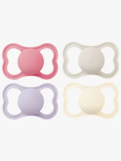 Sutter & Suttesnore|MAM Air Silikone Sutter 6-16m 4-pak, Pink/Neutral