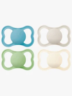 MAM Sutter & Suttesnore-Air Silikone Sutter 6-16m 4-pak, Blå/Neutral