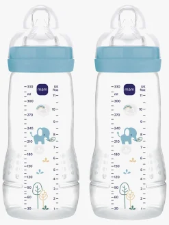 MAM Spisetid-Easy Active Sutteflaske 330 ml 2-pak, Blue