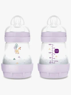 Spisetid|MAM Easy Start Sutteflaske Anti-kolik 160 ml 2-pak, Pink/Neutral