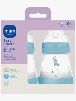 Spisetid|MAM Easy Start Sutteflaske Anti-kolik 160 ml 2-pak, Blue Blå