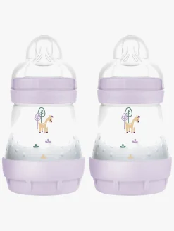 Spisetid|MAM Easy Start Sutteflaske Anti-kolik 160 ml 2-pak, Pink Lilla