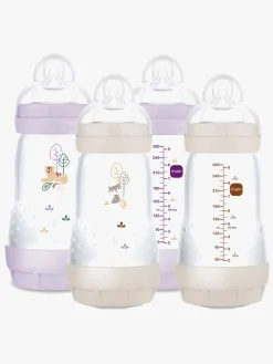 Spisetid|MAM Easy Start Sutteflaske Anti-kolik 260 ml 2-pak, Pink/Neutral