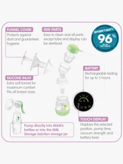 Amning|MAM 2-i-1 Brystpumpe Elektrisk & Manuel