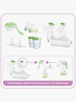 MAM Amning-2-in-1 Elektrisk Brystpumpe Dobbelt