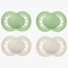MAM Sutter & Suttesnore-Original Naturgummi Sutter 6-16m & 16-36m 4-pak, Neutral