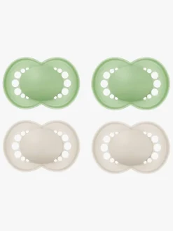 MAM Sutter & Suttesnore-Original Naturgummi Sutter 6-16m & 16-36m 4-pak, Neutral