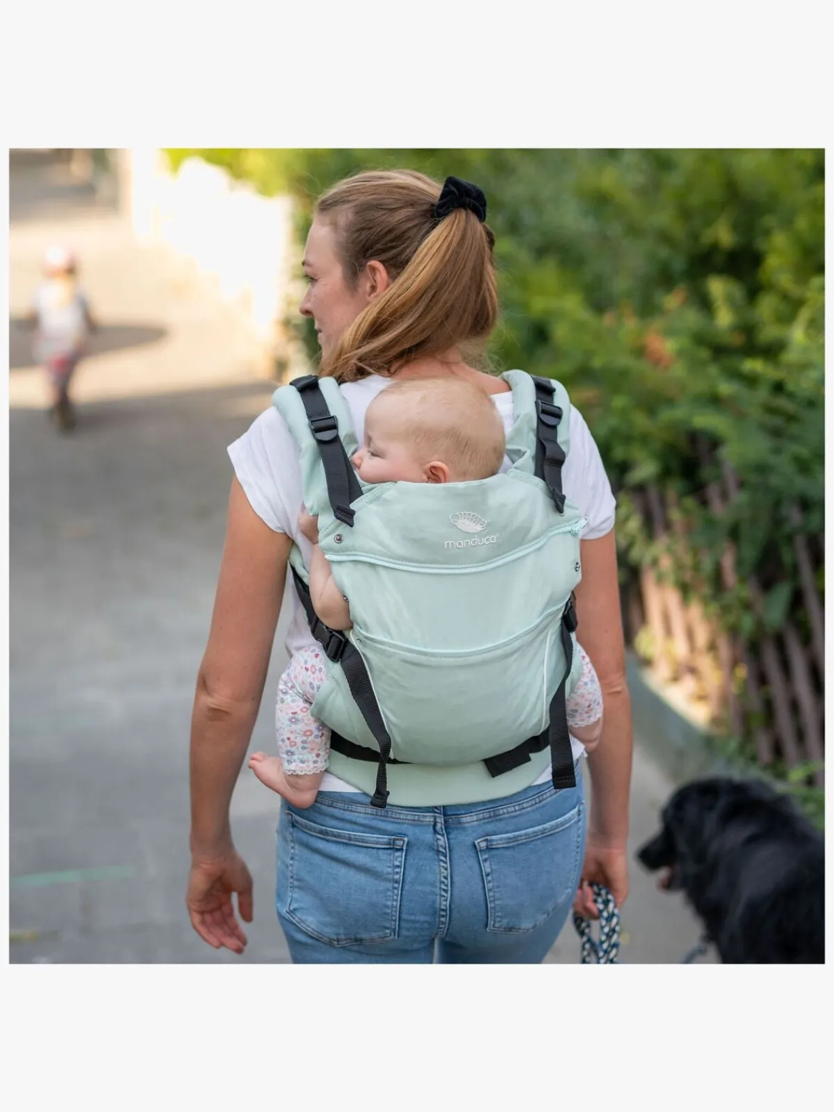 Bæreseler, Strækvikler & Bærestole|Manduca First PureCotton Bæresele, Mint Grøn