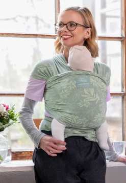 Bæreseler, Strækvikler & Bærestole|Manduca Sling Limited Edition Strækvikle, Botanic Green Grøn