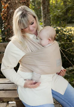 Bæreseler, Strækvikler & Bærestole|Manduca Sling Strækvikle, Powder Beige